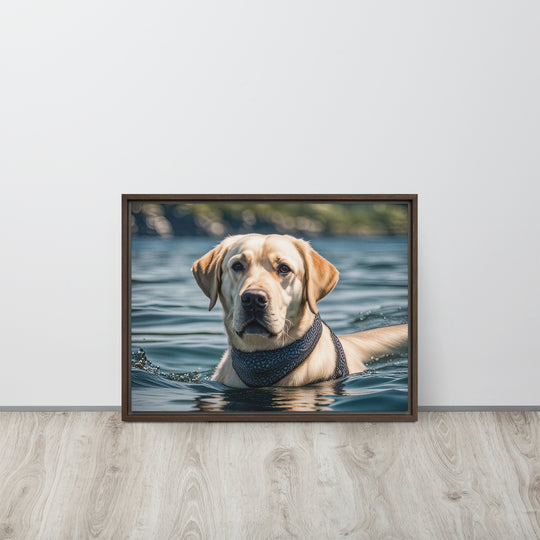 Framed canvas-Labrador Retriever V3