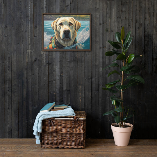 Framed canvas-Labrador Retriever V4