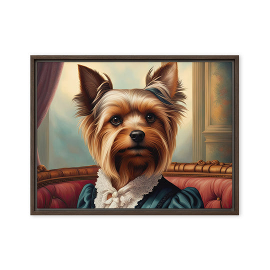Yorkshire Terrier- Framed canvas v2