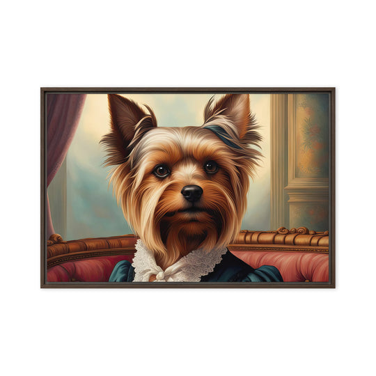 Yorkshire Terrier- Framed canvas v2