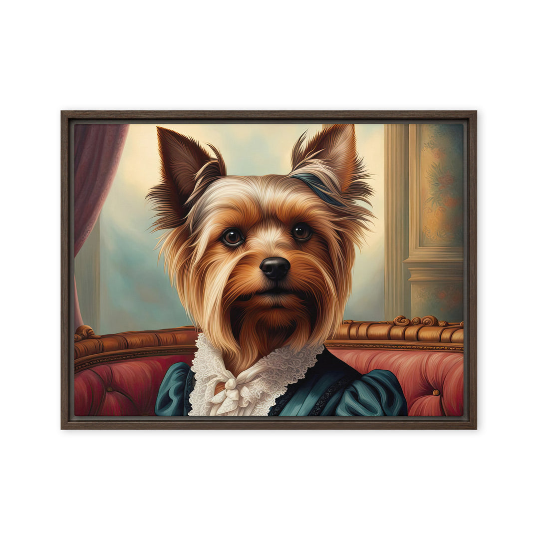 Yorkshire Terrier- Framed canvas v2