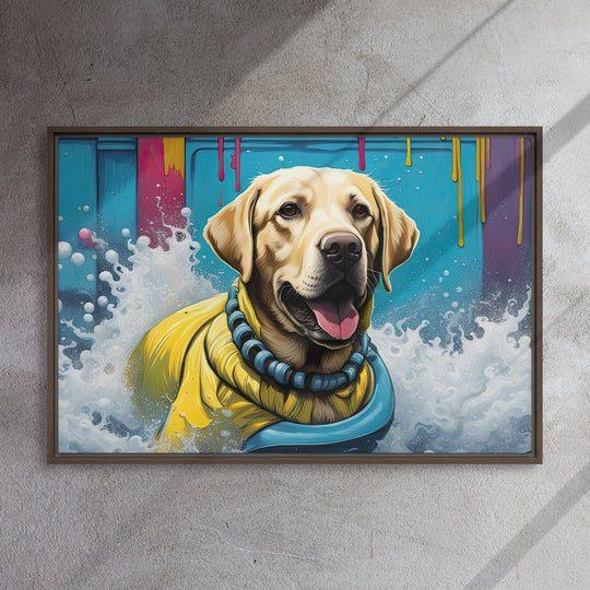 Framed canvas-Labrador Retriever