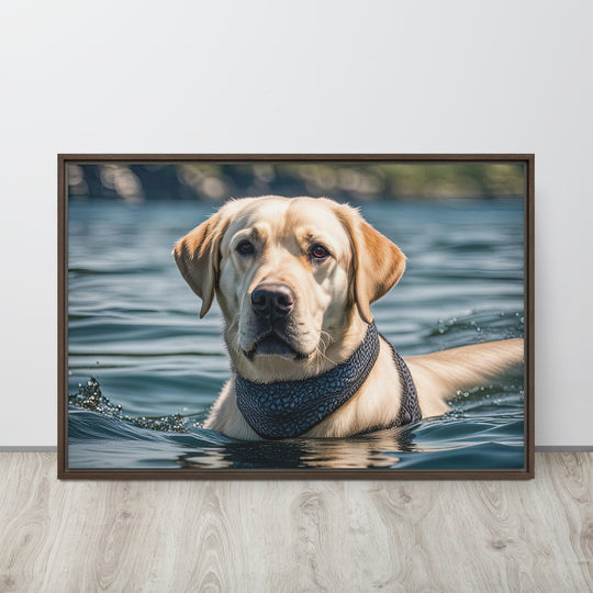 Framed canvas-Labrador Retriever V3