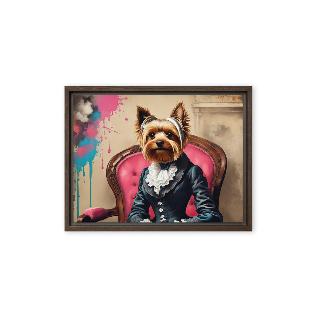 Yorkshire Terrier- Framed canvas v3