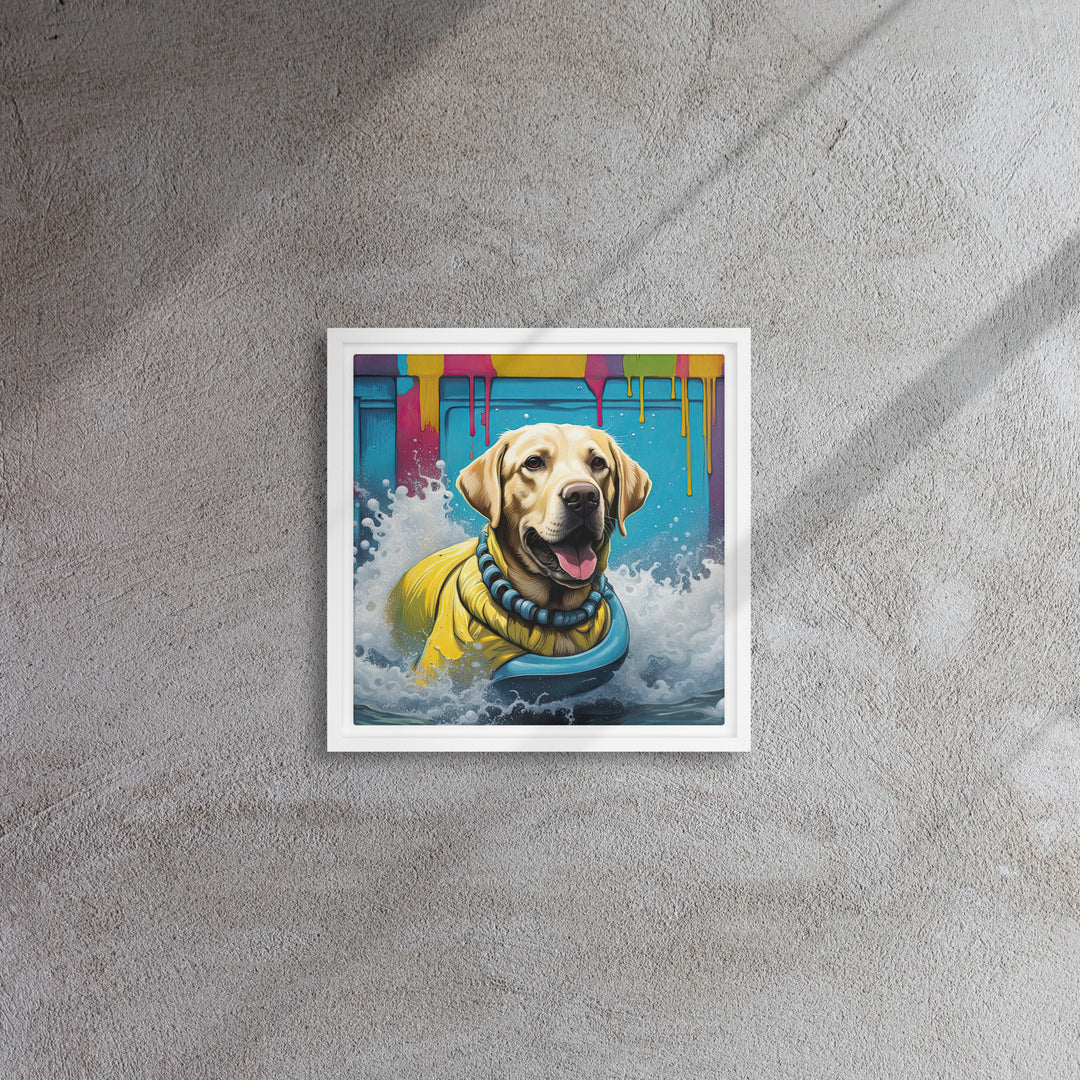 Framed canvas-Labrador Retriever