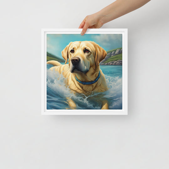 Framed canvas-Labrador Retriever V2