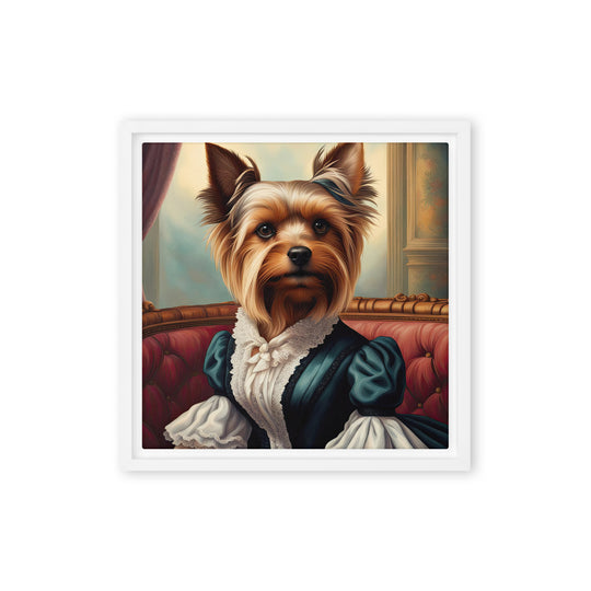 Yorkshire Terrier- Framed canvas v2