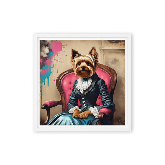 Yorkshire Terrier- Framed canvas v3