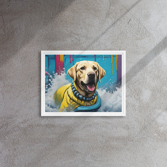 Framed canvas-Labrador Retriever