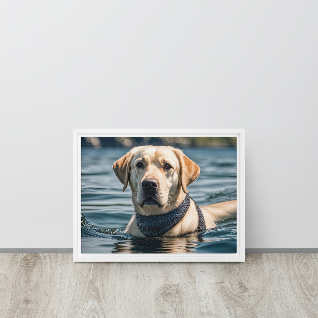 Framed canvas-Labrador Retriever V3