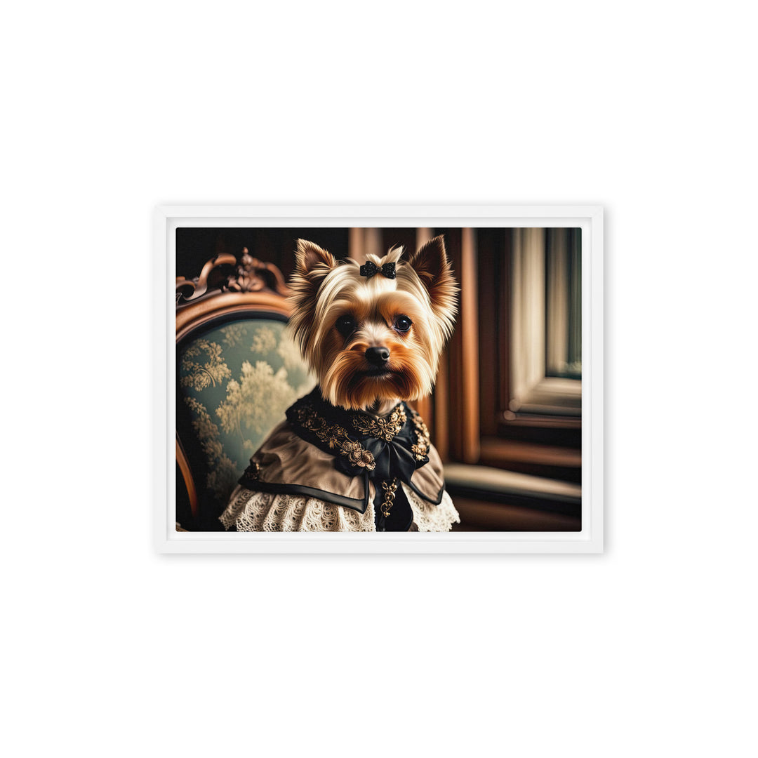 Yorkshire Terrier- Framed canvas