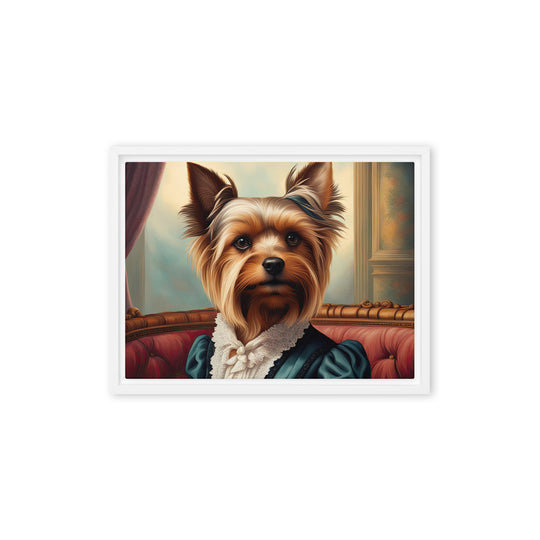 Yorkshire Terrier- Framed canvas v2