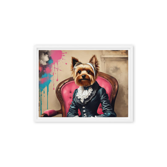 Yorkshire Terrier- Framed canvas v3