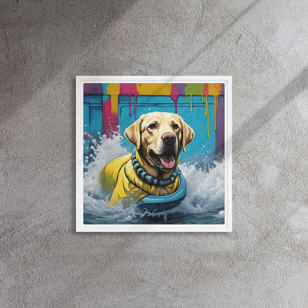 Framed canvas-Labrador Retriever