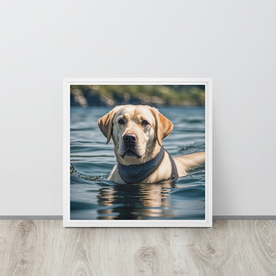 Framed canvas-Labrador Retriever V3