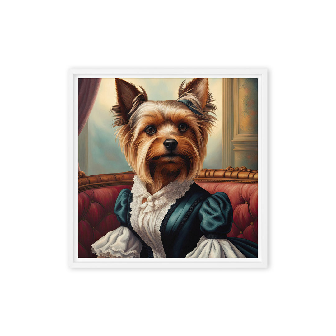 Yorkshire Terrier- Framed canvas v2