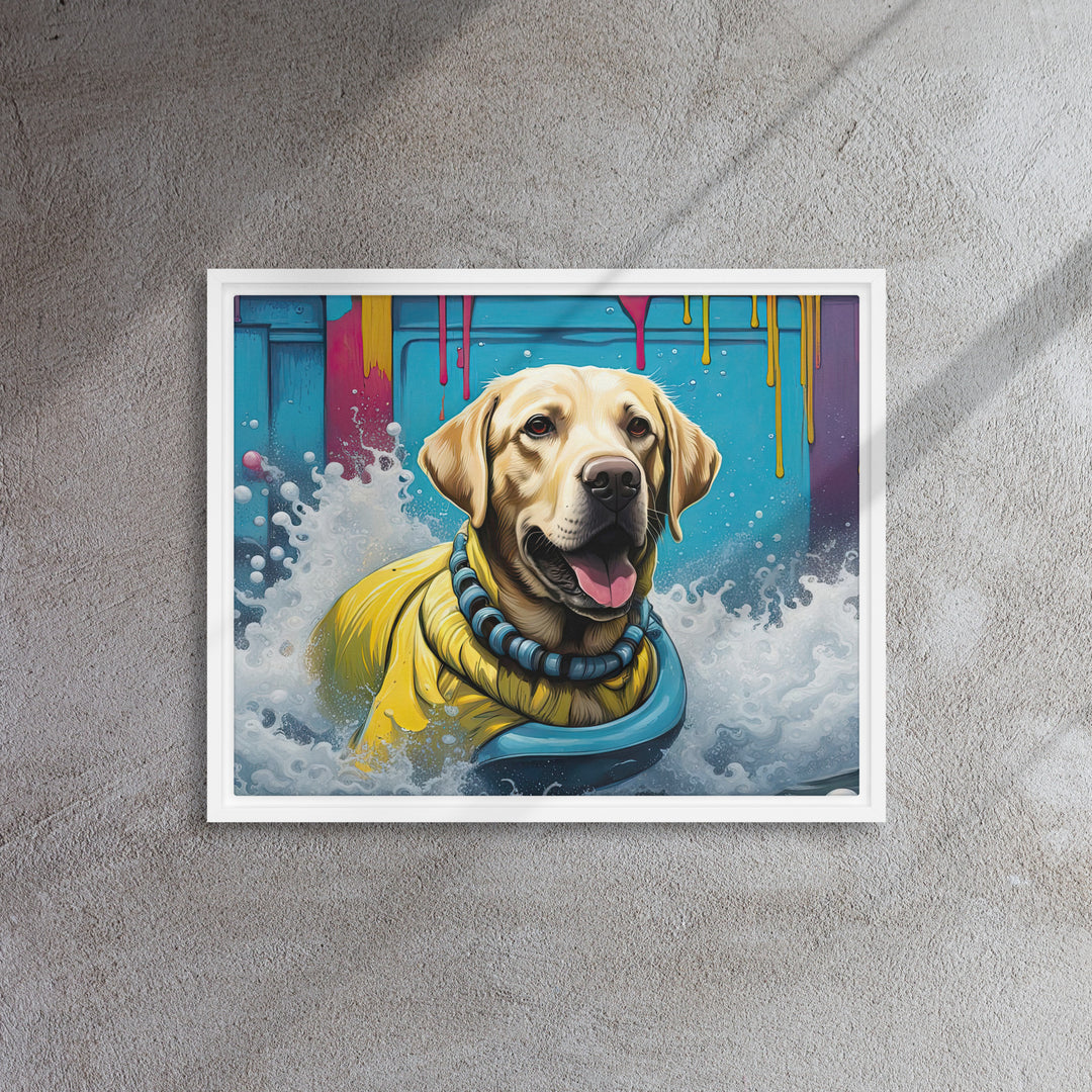 Framed canvas-Labrador Retriever