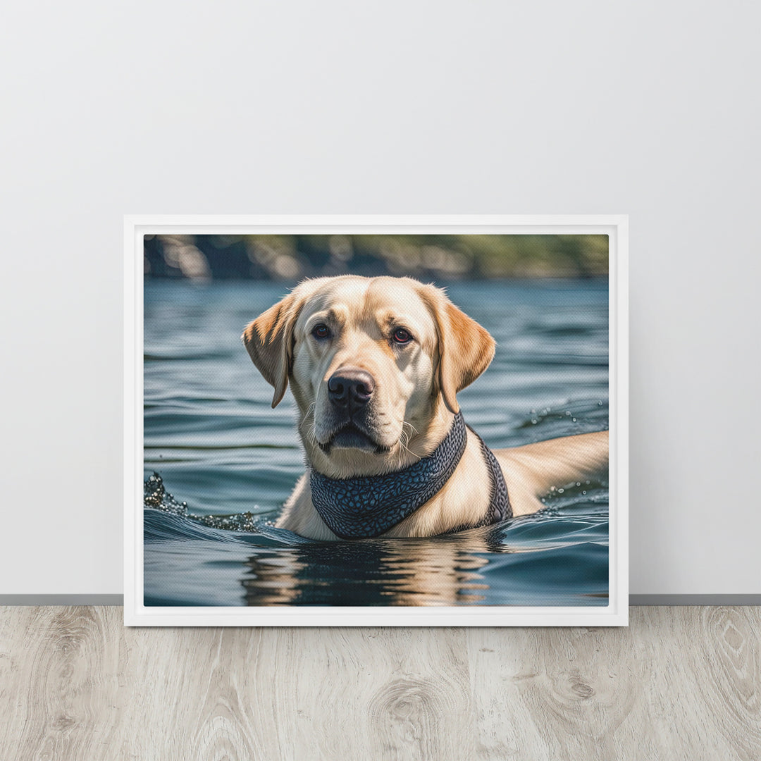 Framed canvas-Labrador Retriever V3