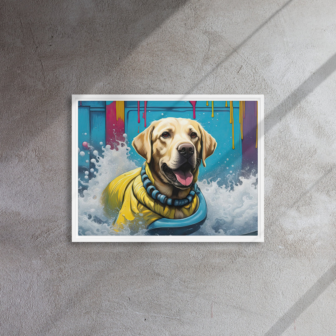 Framed canvas-Labrador Retriever