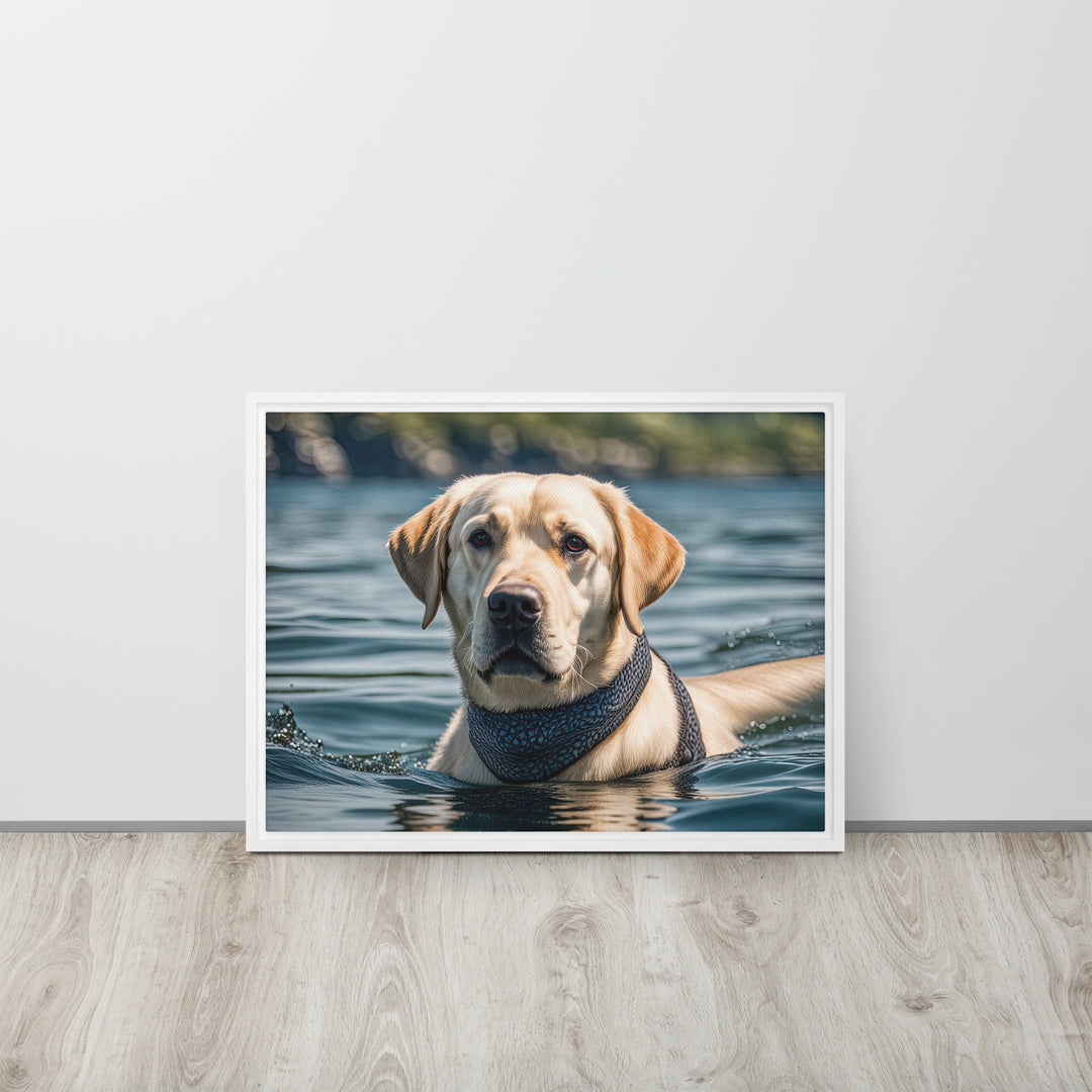 Framed canvas-Labrador Retriever V3