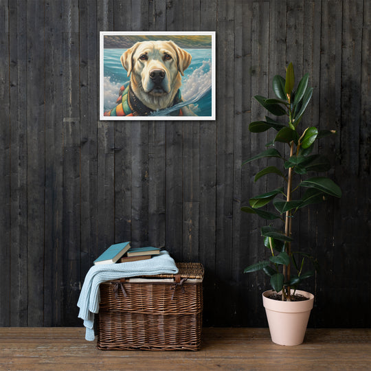 Framed canvas-Labrador Retriever V4