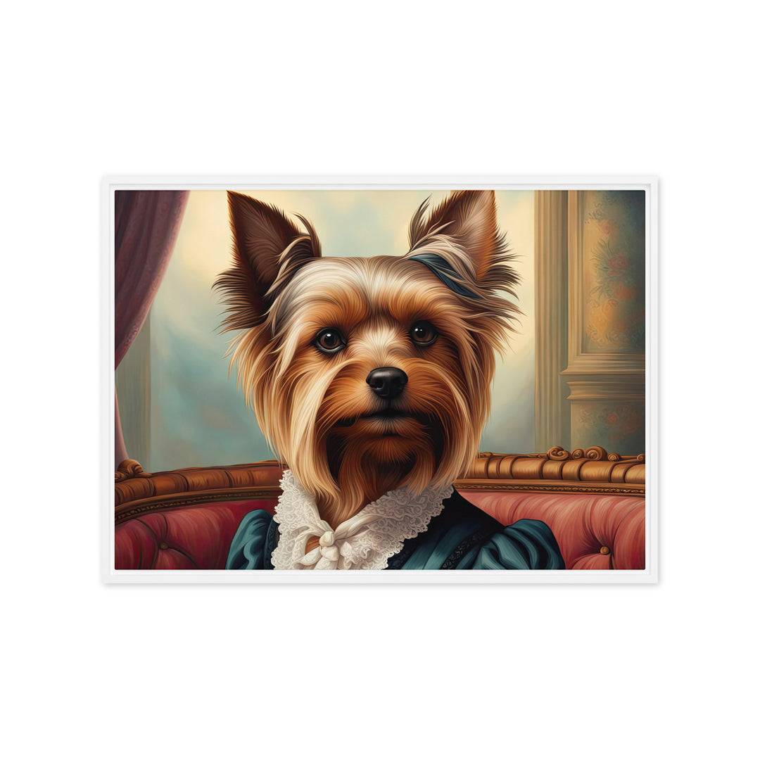 Yorkshire Terrier- Framed canvas v2