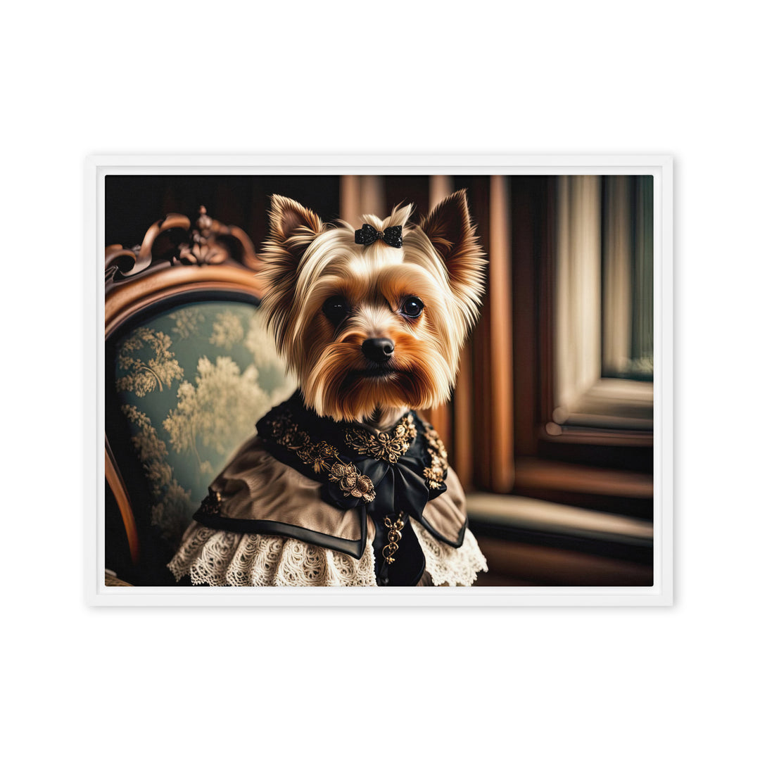 Yorkshire Terrier- Framed canvas