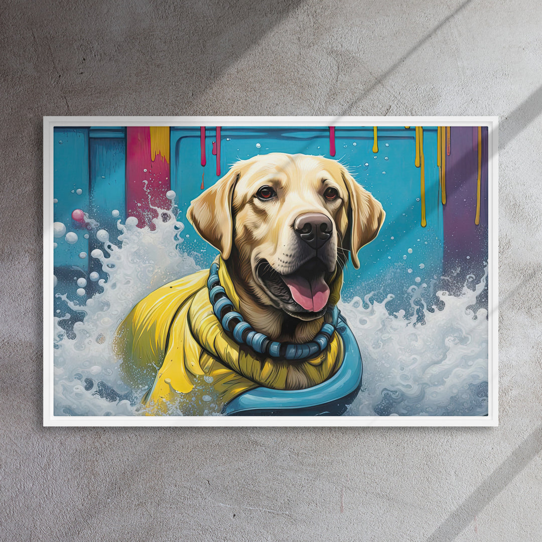 Framed canvas-Labrador Retriever