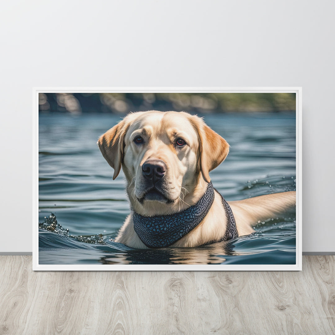 Framed canvas-Labrador Retriever V3