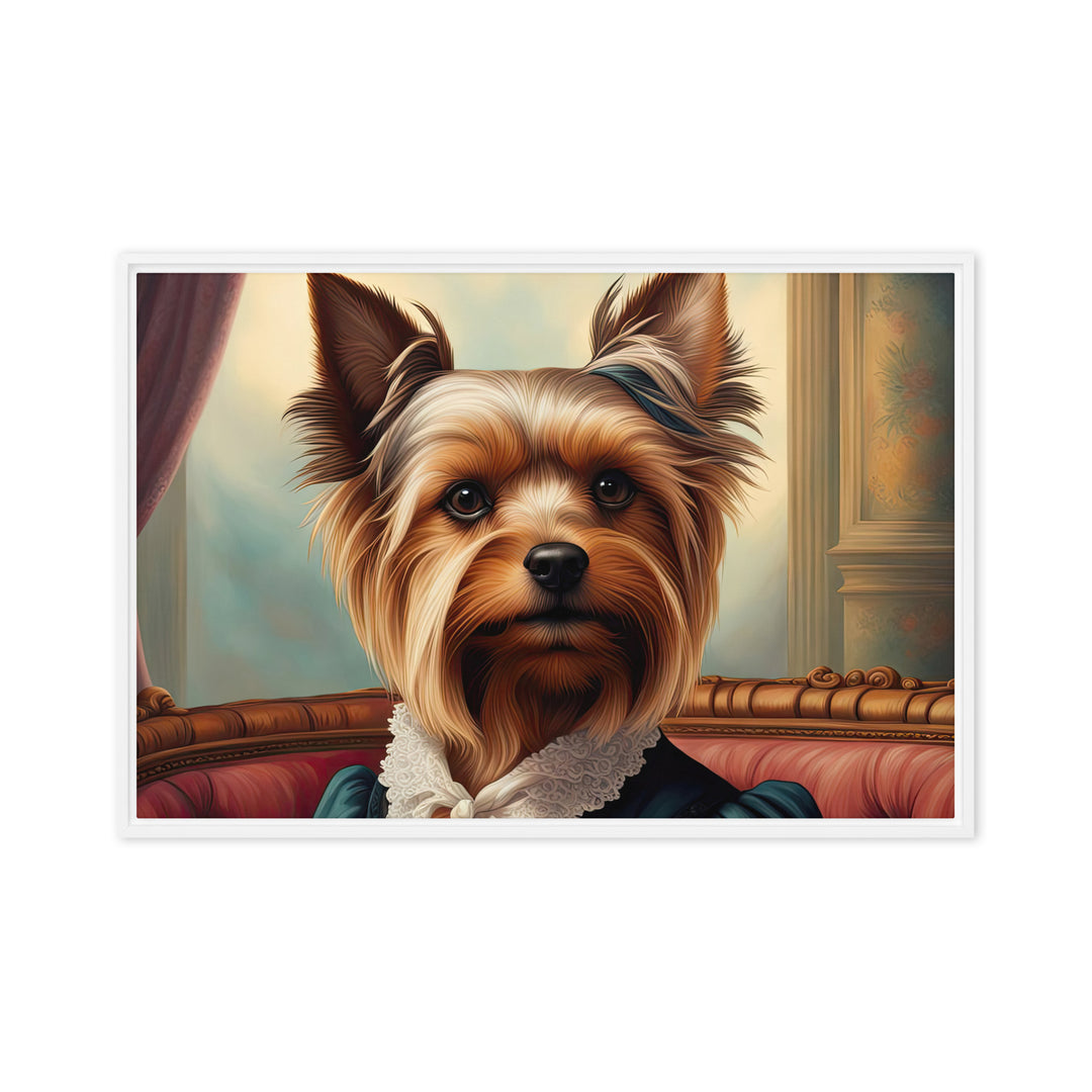 Yorkshire Terrier- Framed canvas v2