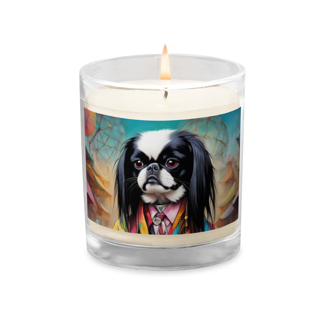 Glass jar soy wax candle-Japanese Chin