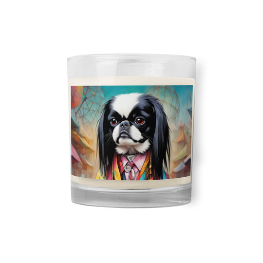 Glass jar soy wax candle-Japanese Chin