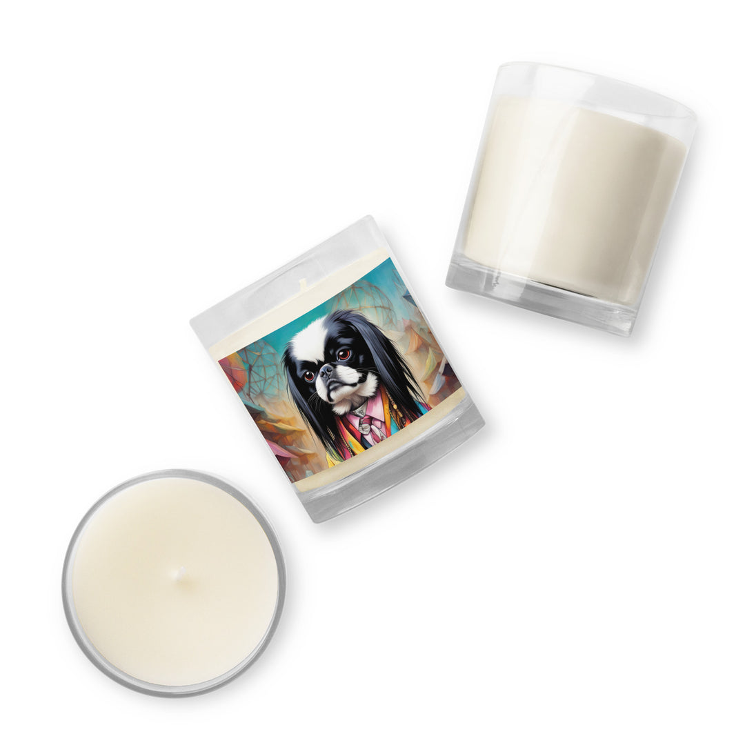 Glass jar soy wax candle-Japanese Chin