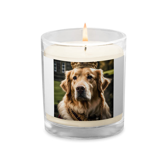 Golden Retriever- Glass Jar Soy Wax Candle v2