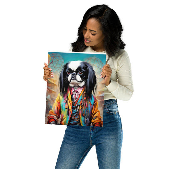 Metal prints-Japanese Chin