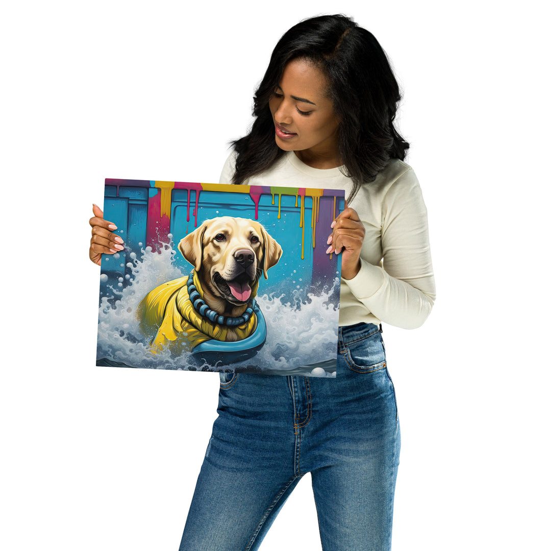 Metal prints-Labrador Retriever