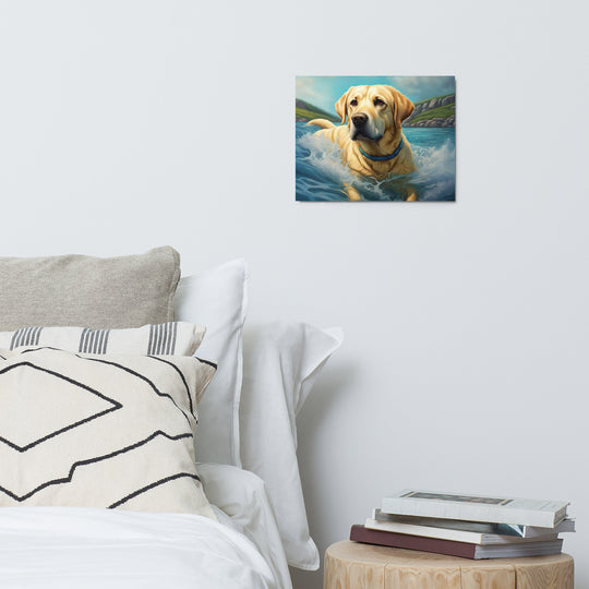 Metal prints-Labrador Retriever V2