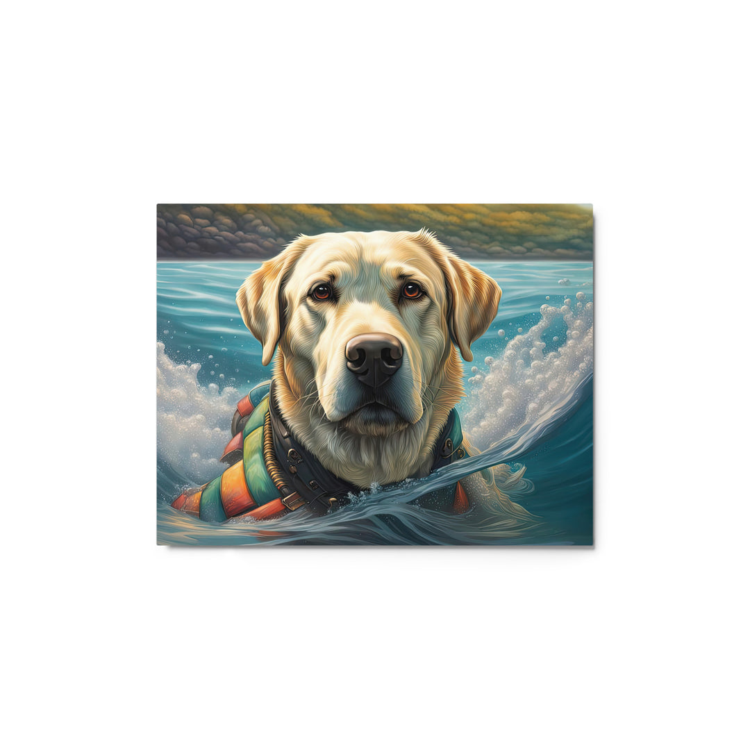 Metal prints-Labrador Retriever V4