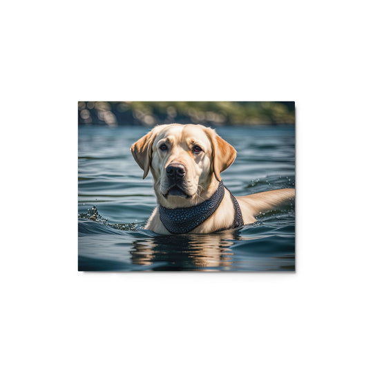 Metal prints-Labrador Retriever V3