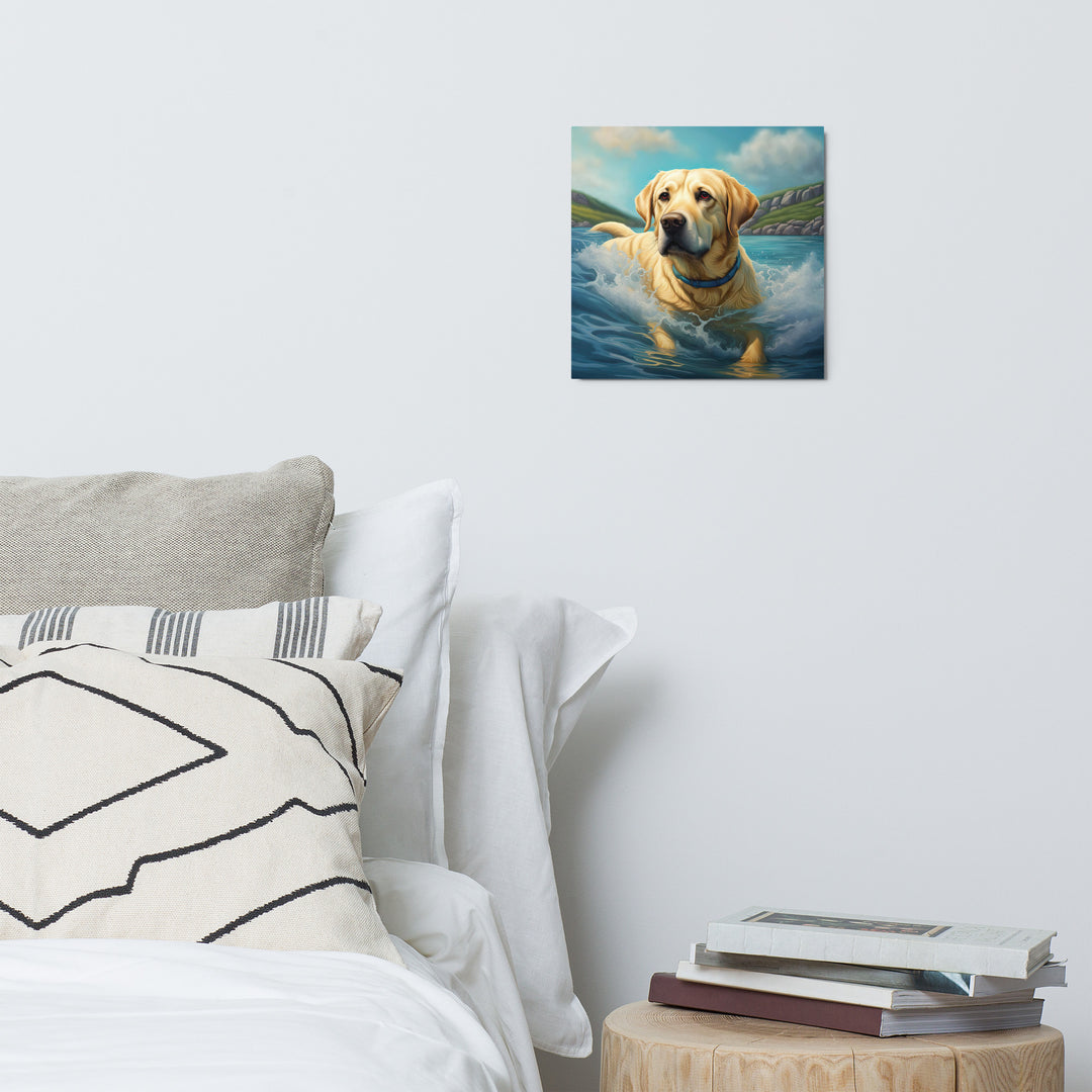 Metal prints-Labrador Retriever V2