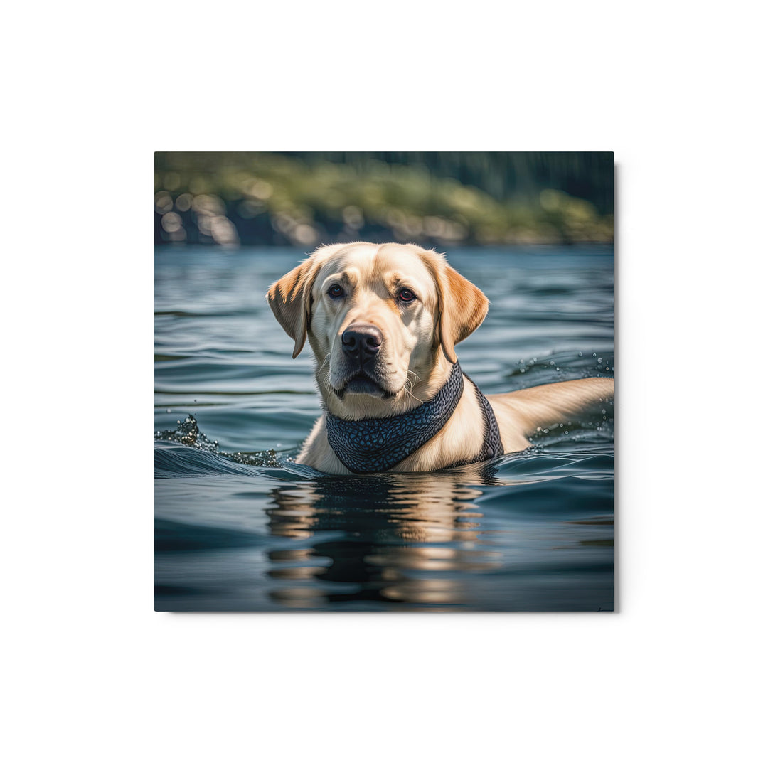 Metal prints-Labrador Retriever V3