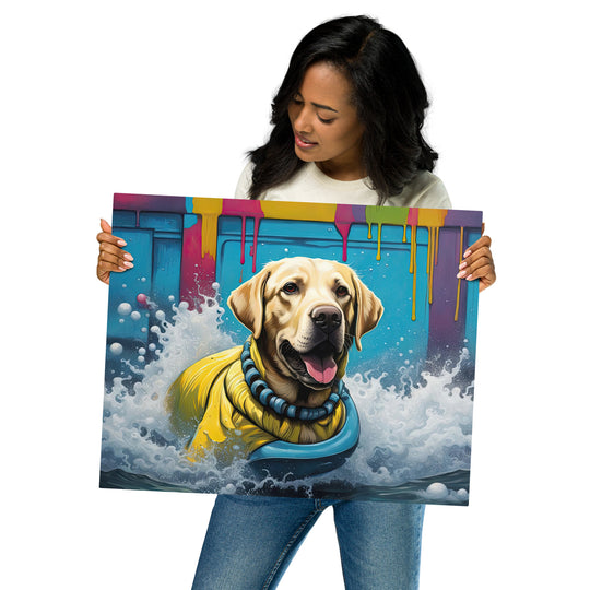 Metal prints-Labrador Retriever