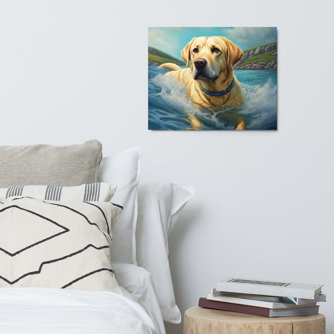 Metal prints-Labrador Retriever V2