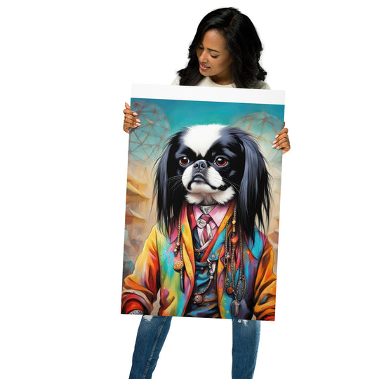 Metal prints-Japanese Chin