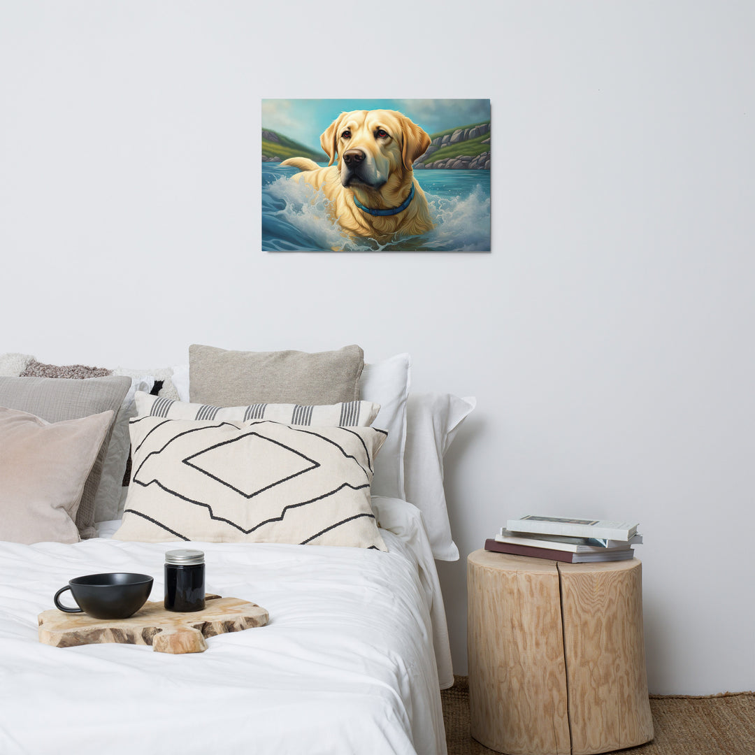 Metal prints-Labrador Retriever V2