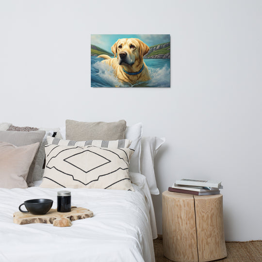 Metal prints-Labrador Retriever V2