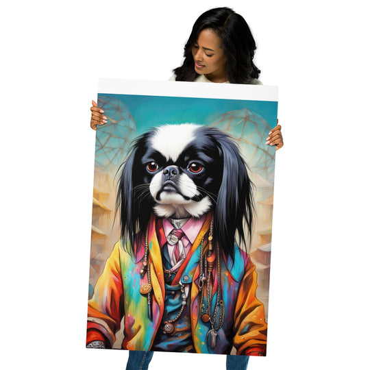 Metal prints-Japanese Chin