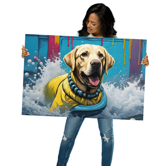 Metal prints-Labrador Retriever