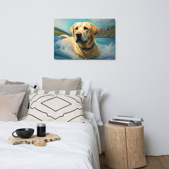 Metal prints-Labrador Retriever V2