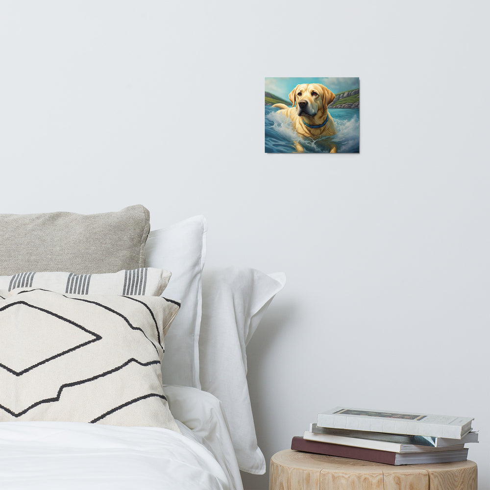 Metal prints-Labrador Retriever V2